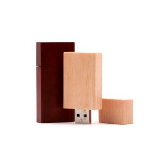 Naturprodukt USB Stick mit eigenem Lasergravur oder Siebdruck